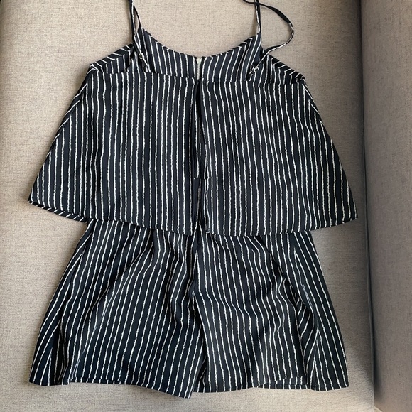 MANGO Striped Romper - Picture 4 of 5